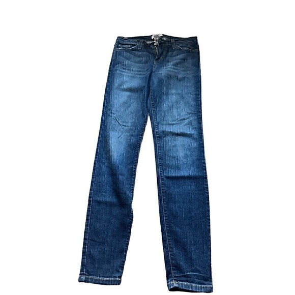 Judy Blue Jeans Mid Rise Skinny Ankles Womens Size 7/28 Made in USA Styl… - Picture 1 of 5